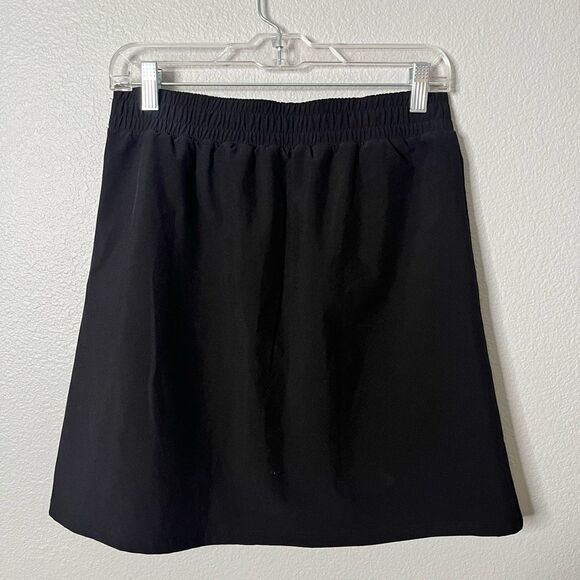 Lemon Way Women’s Skort Black Short Elastic Waist Sporty Golf Tennis Size Small - Picture 2 of 5